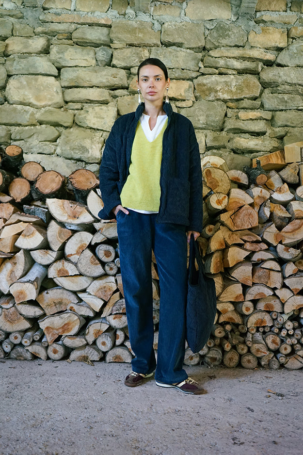 PANTALÓ RECTE PANA NOGUERA