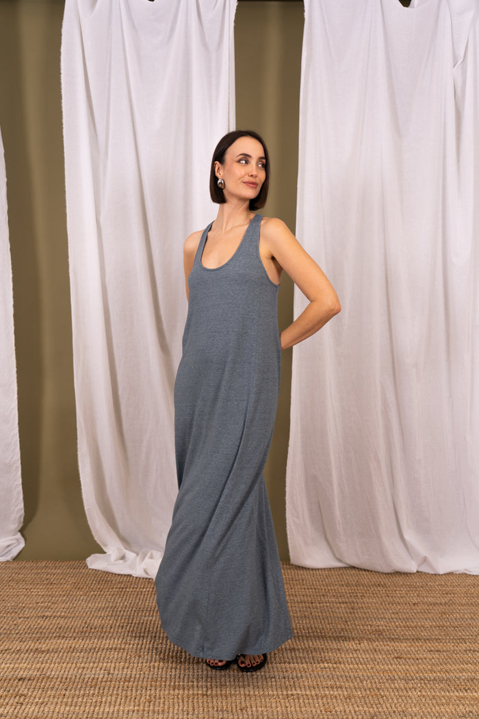 VESTIDO MAXI TIRANTES