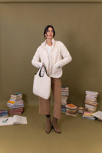 CHAQUETA PANA ACOLCHADA OVERSIZE