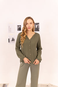 BLUSA TEXTURA ALGODÓN