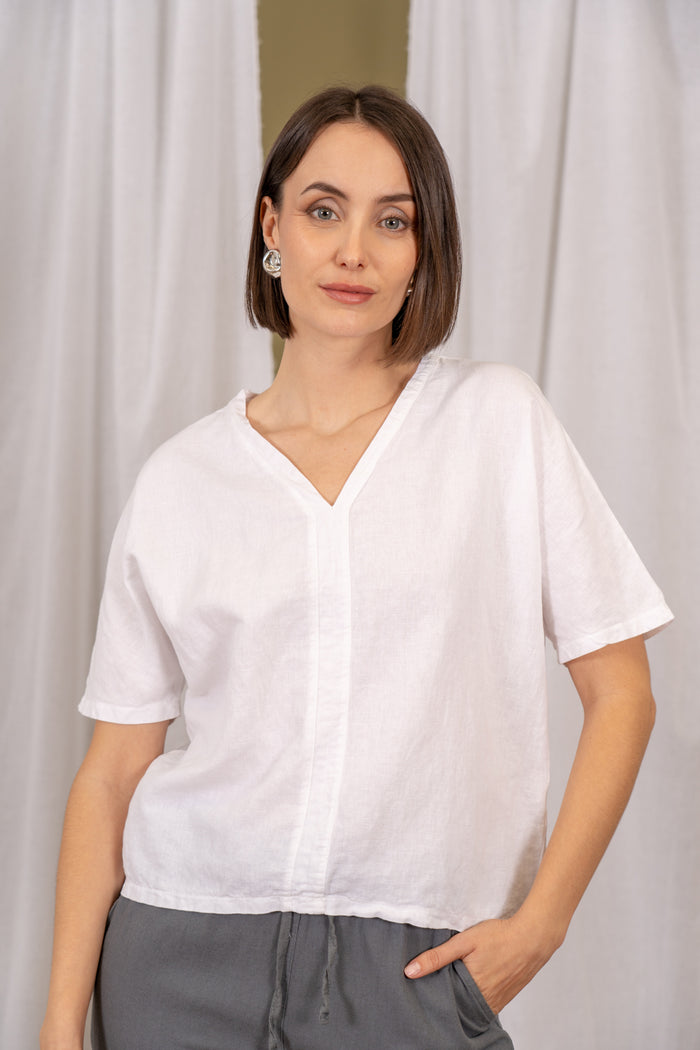 BLUSA PICO LINO