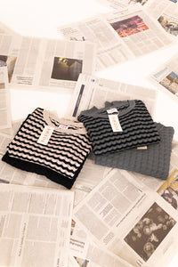 JERSEY TRICOT CALADOS BICOLOR