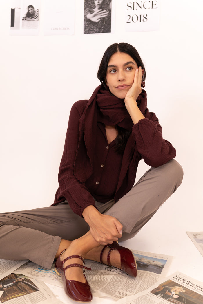 FOULARD TEXTURA ALGODÓN
