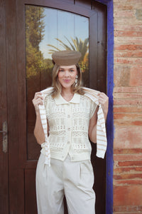 TOP TIE CALADO TRICOT