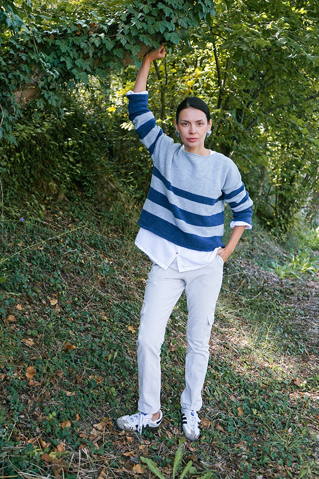 JERSEY BICOLOR GUAL ESCOTE BARCO