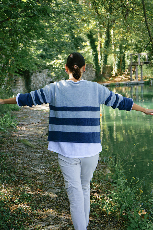 JERSEY BICOLOR GUAL ESCOTE BARCO