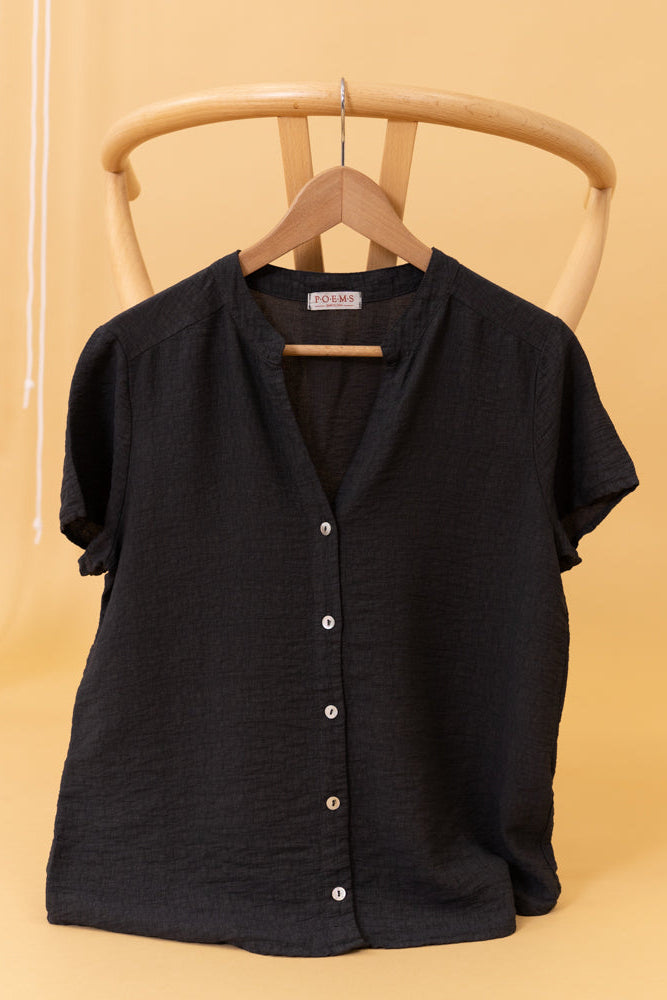 BODEGON BLUSA ANTRACITA ELEGANCE