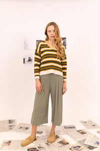 PANTALÓN CULOTTE PINZAS