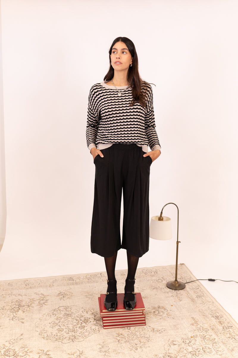 PANTALÓN CULOTTE PINZAS