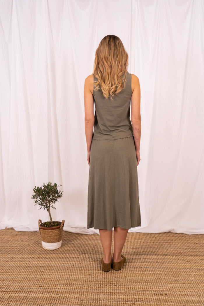 FALDA MIDI GOMA FANTASIA