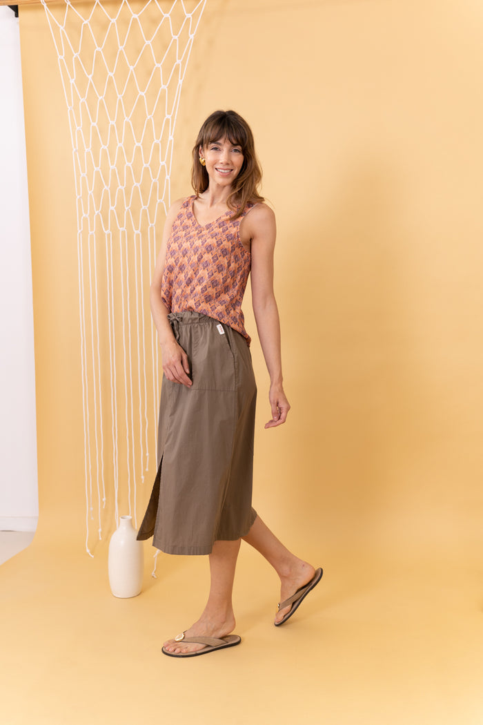 FALDA MIDI TWINE