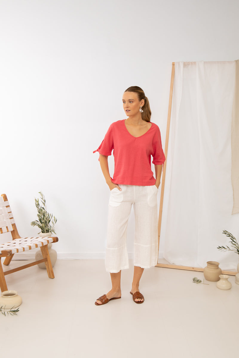 INARA LINEN BLOUSE