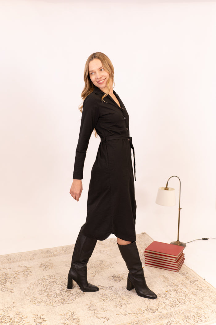 VESTIDO MIDI CAMISERO