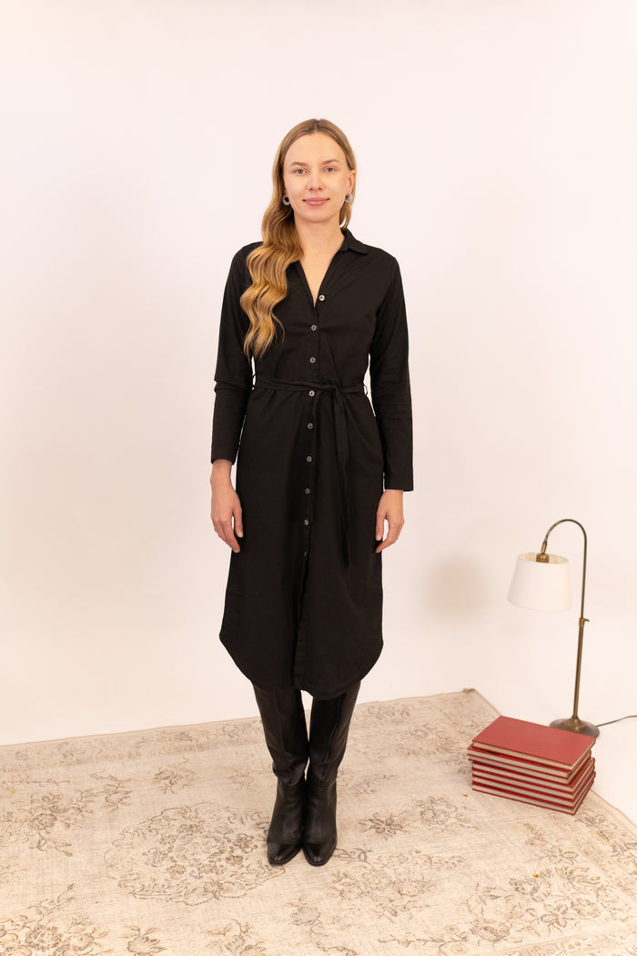 VESTIDO MIDI CAMISERO