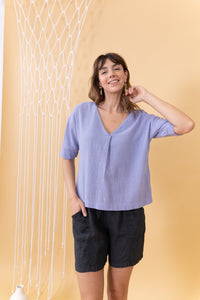 BLUSA LATTICE TEXTURA