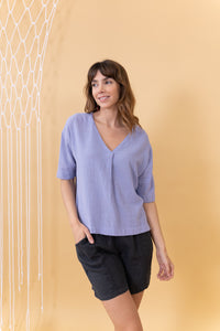 BLUSA LATTICE TEXTURA
