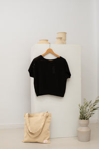 HELIOS SHORT SLEEVE SWEATER