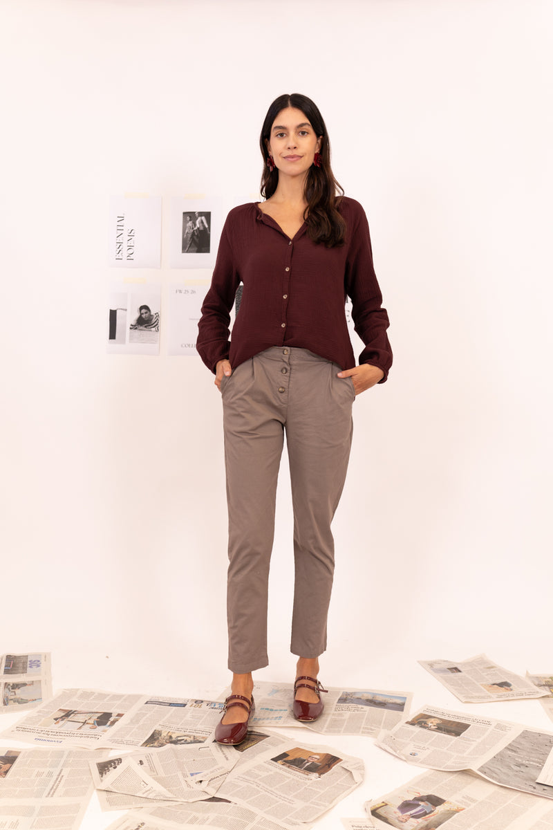 PANTALÓN SLIM FIT ELÁSTICO