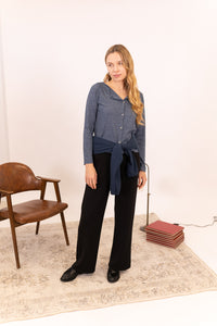 PANTALÓN FELPA RECTO CON GOMA