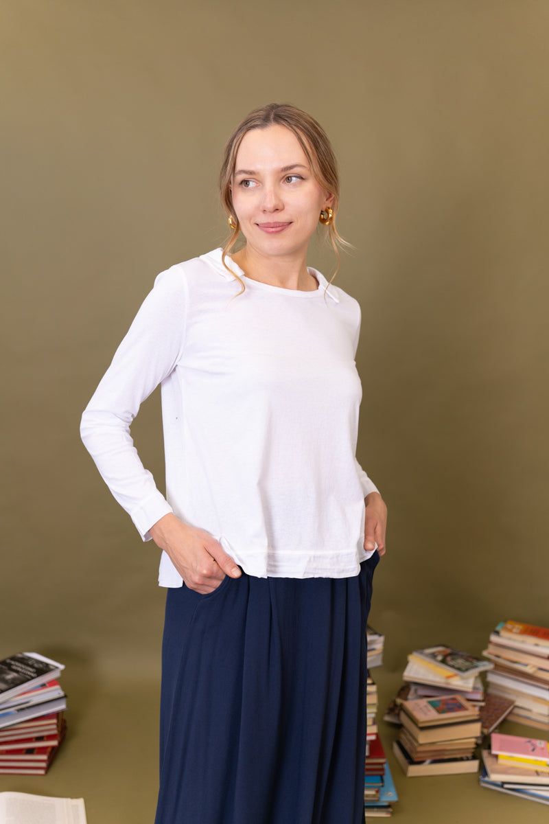 CAMISETA CUELLO POLO ALGODÓN