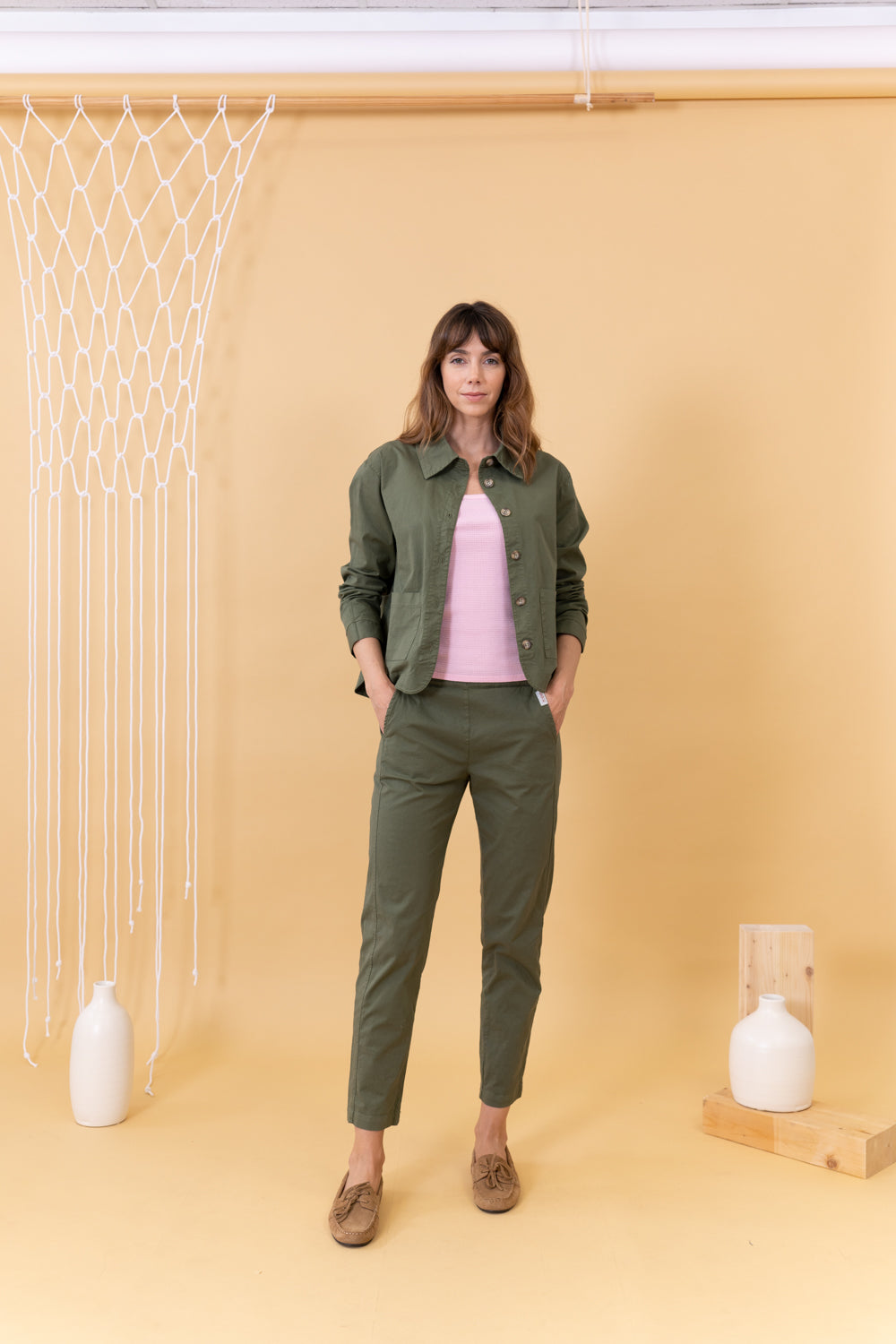 PANTALÓN SAGE ESTRECHO