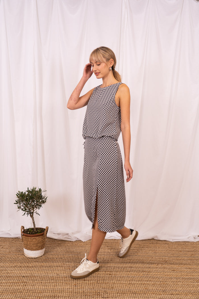 TOP ESTAMPADO REVERSIBLE VISCOSA