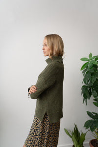 SWEATER HEMP HIGH NECK