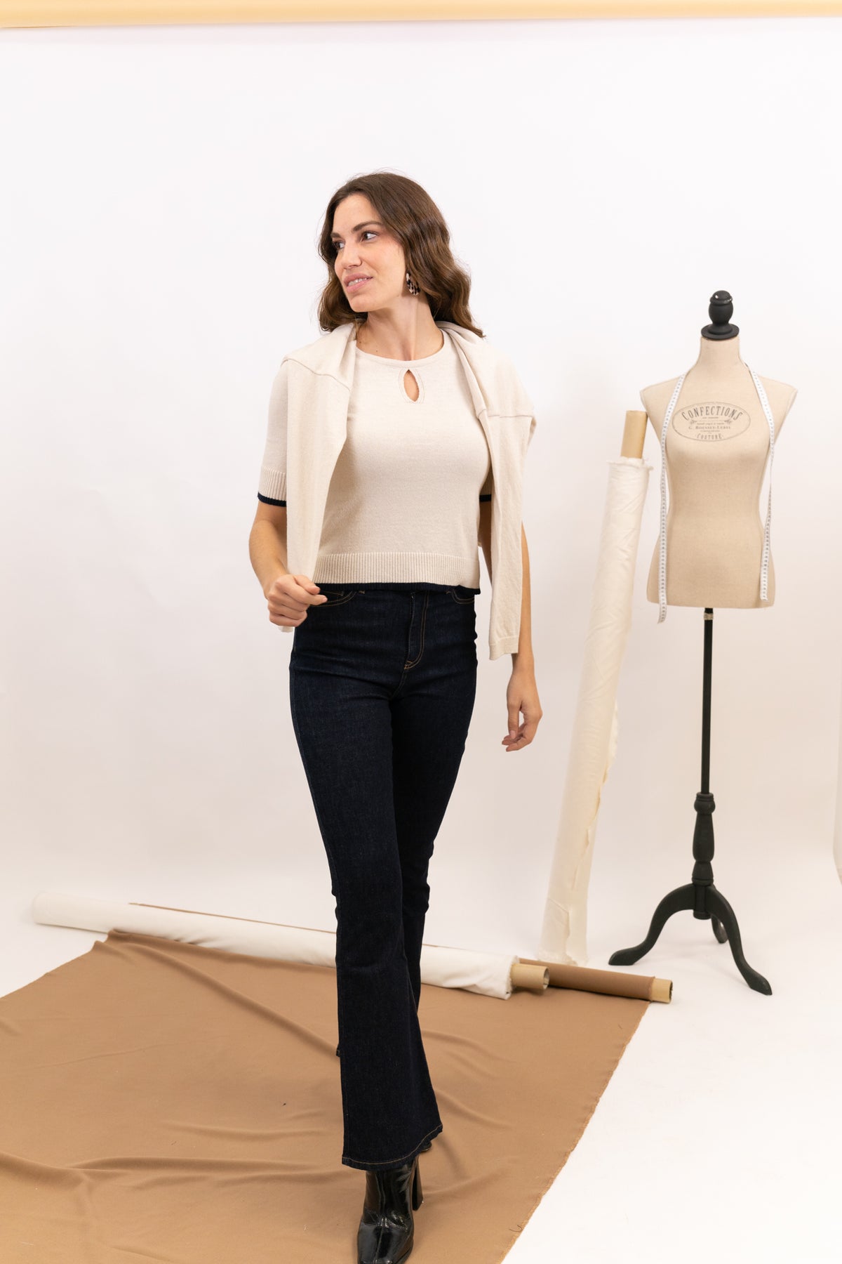 PANTALÓN DENIM MOON ACAMPANADO