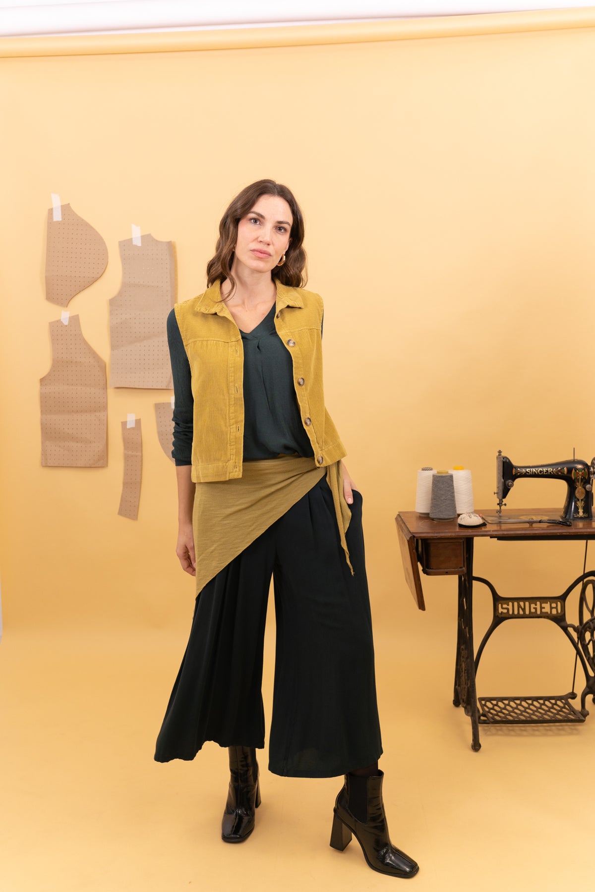 PANTALÓN GATHER ANCHO