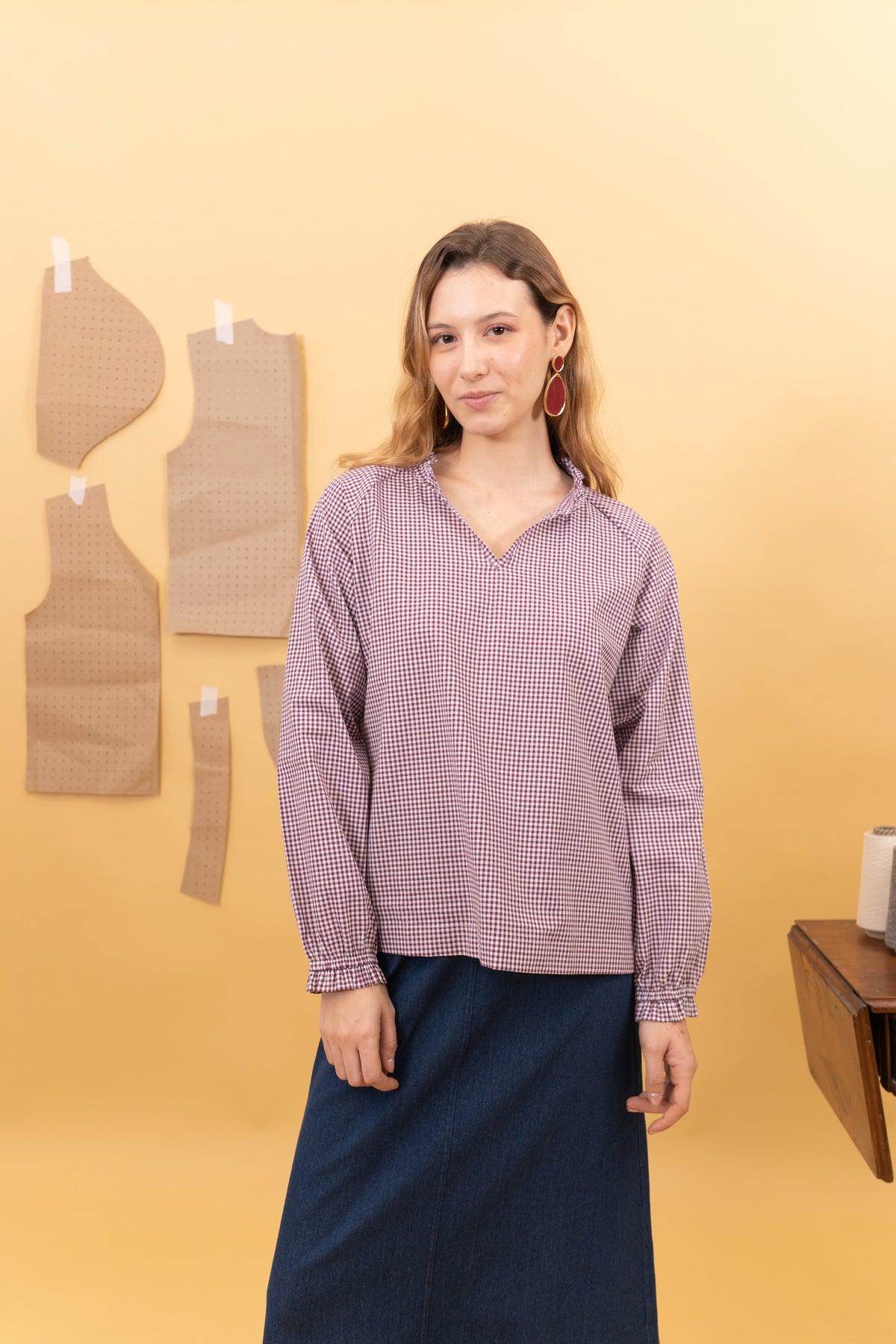 BLUSA HERE VICHY