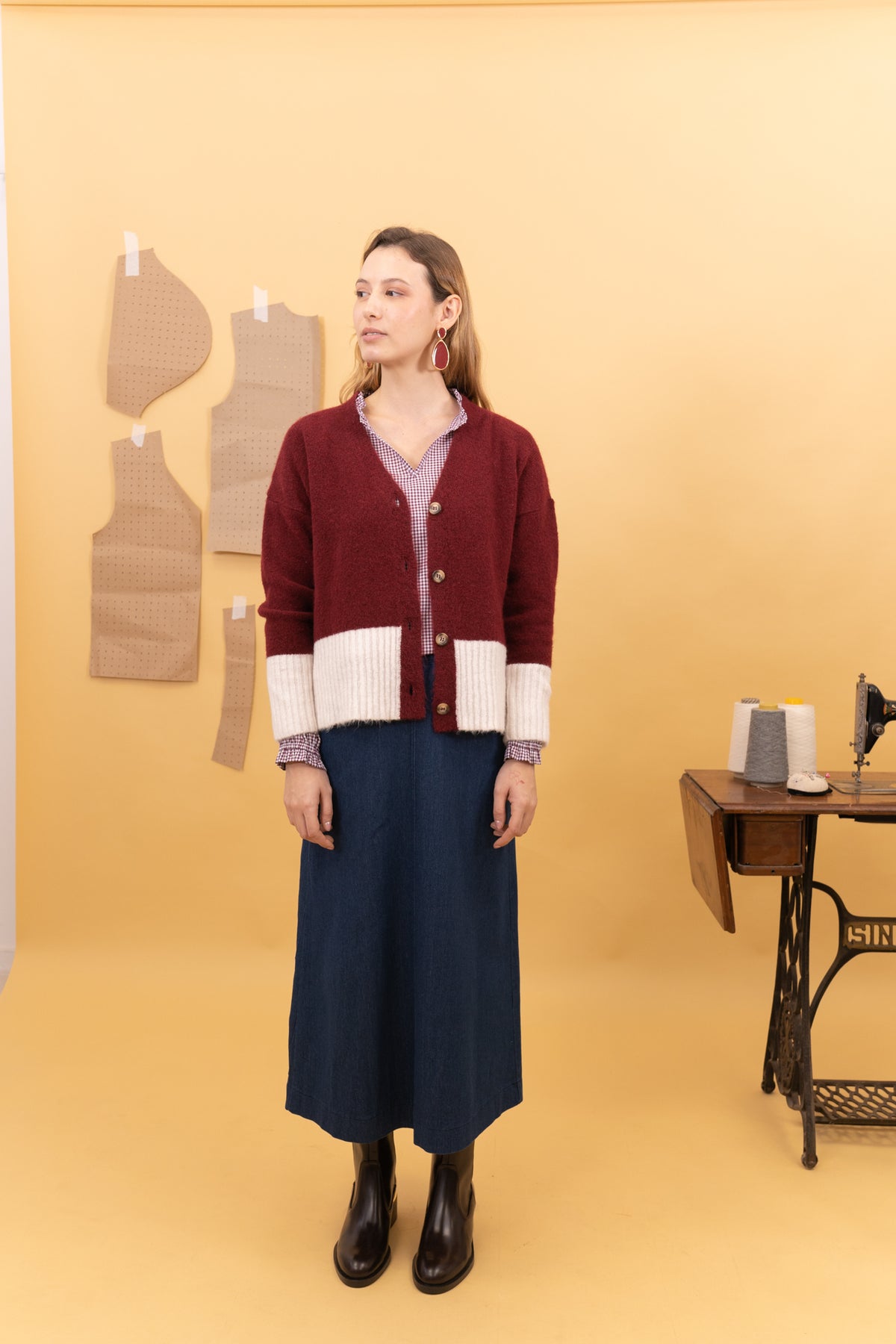 FALDILLA FLAME DENIM