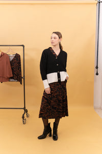 CÀRDIGAN TRICOT RAIN BICOLOR