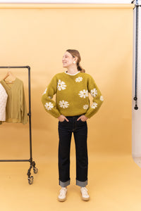 FLOWER KNIT JERSEY BLOOM 