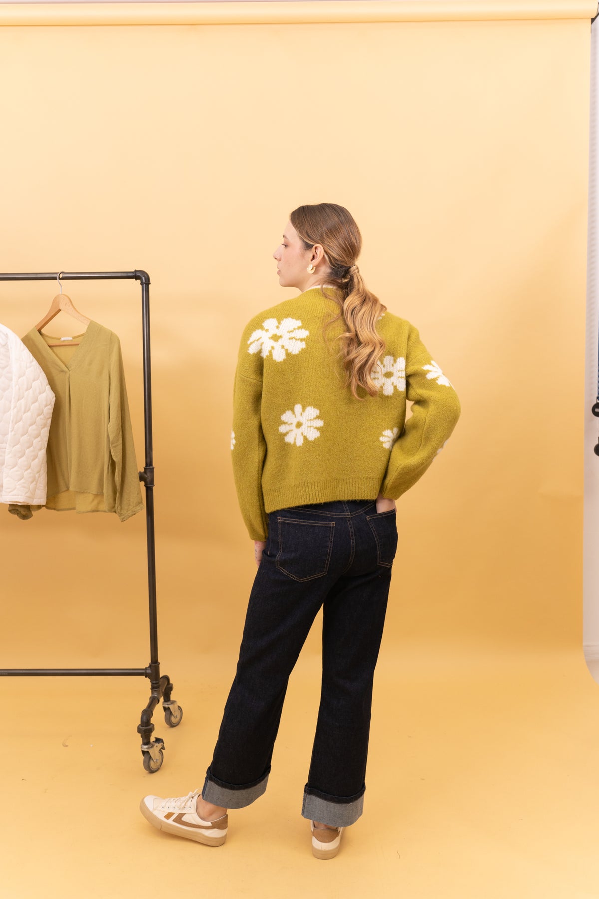 FLOWER KNIT JERSEY BLOOM 