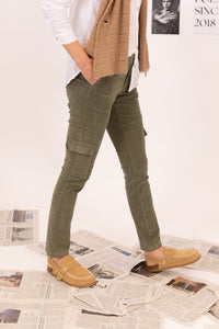 PANTALÓN ESTRECHO ELÁSTICO CARGO