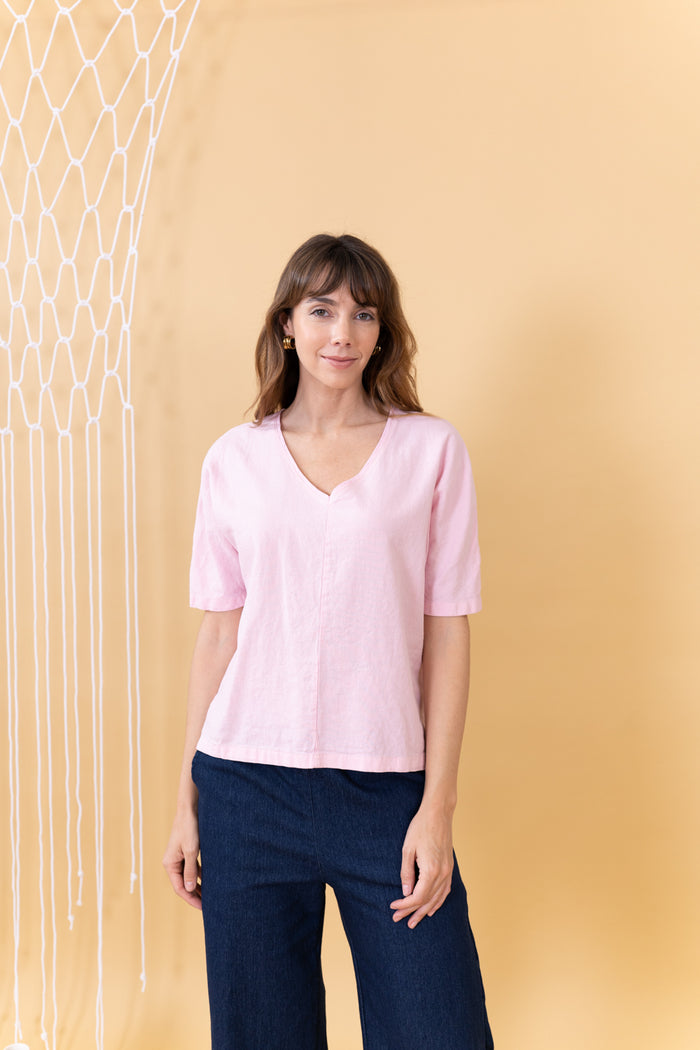 UNION LINEN BLOUSE