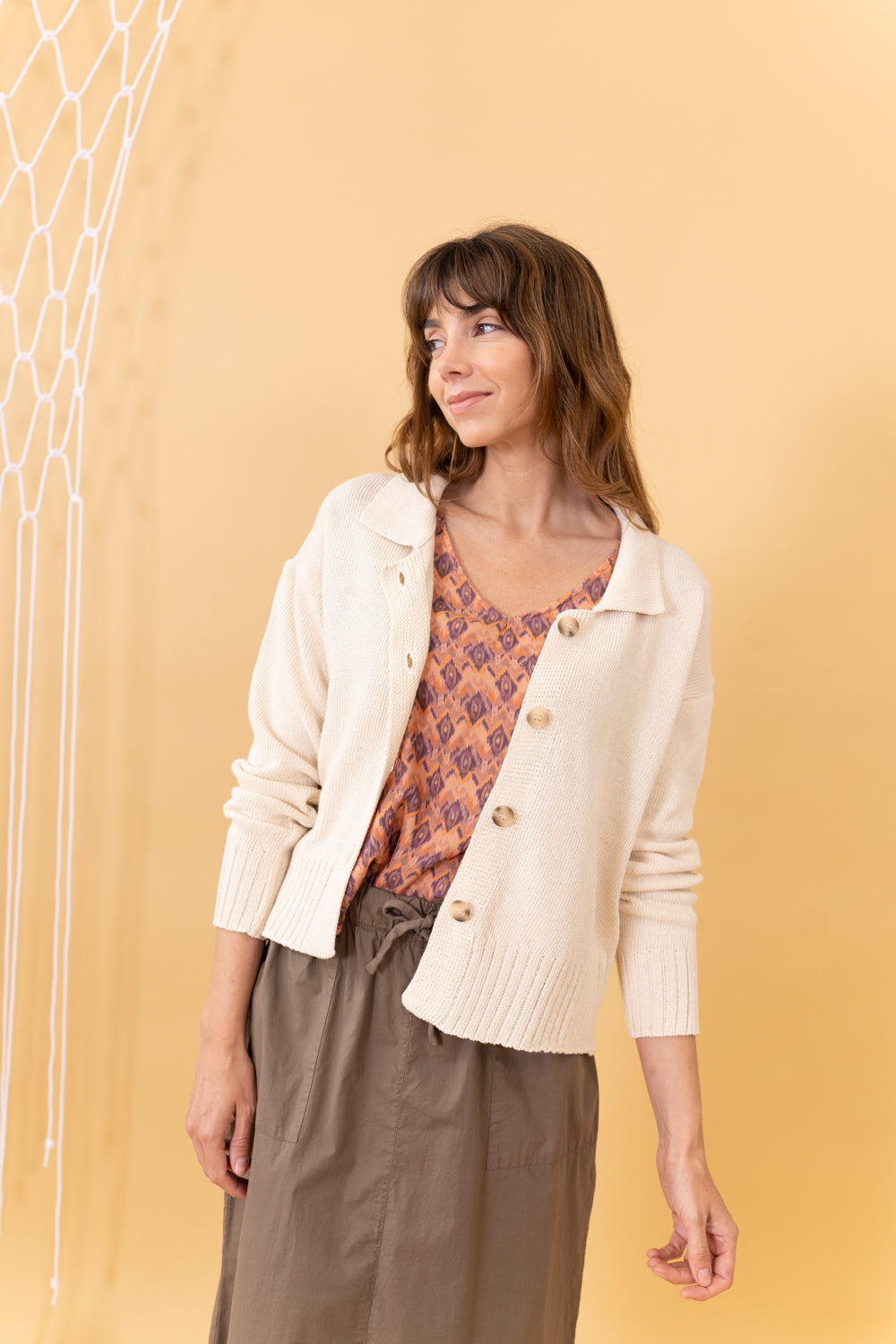 CARDIGAN CAMISERO LULL TRICOT