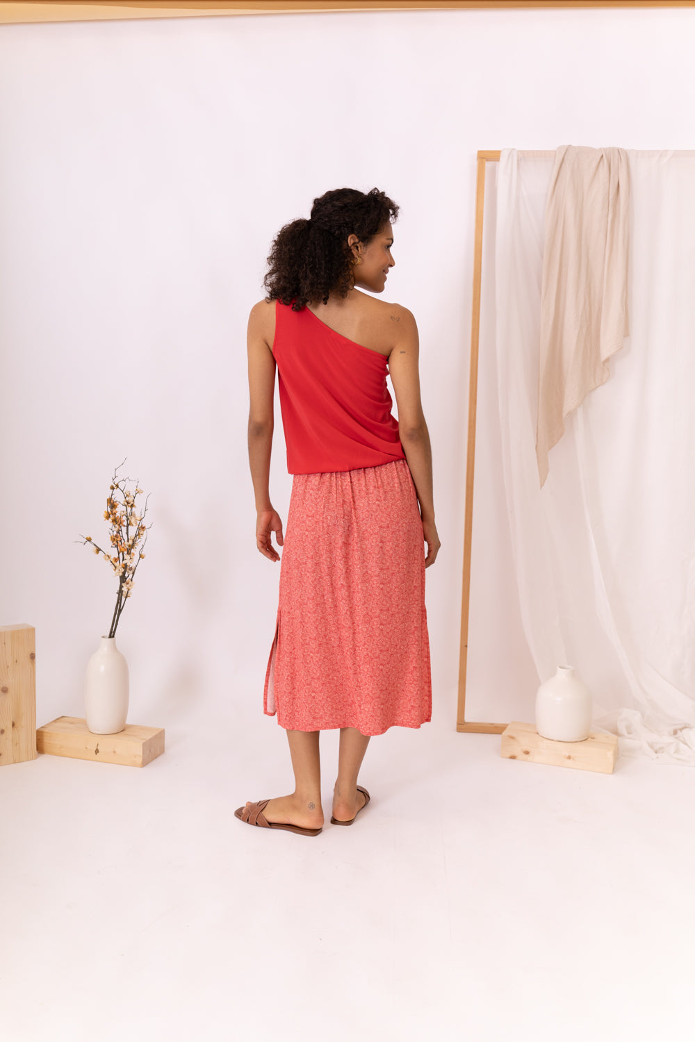 TOP LACE ASSIMÈTRIC