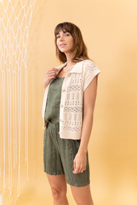 TOP TIE CALADO TRICOT